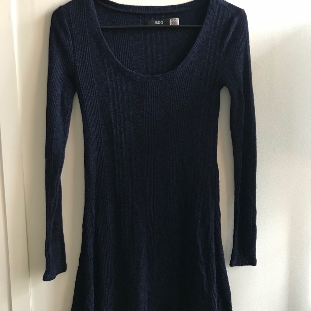 Short sweater dress perfect for spring!